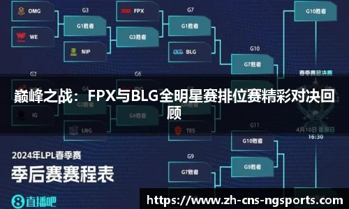 巅峰之战：FPX与BLG全明星赛排位赛精彩对决回顾